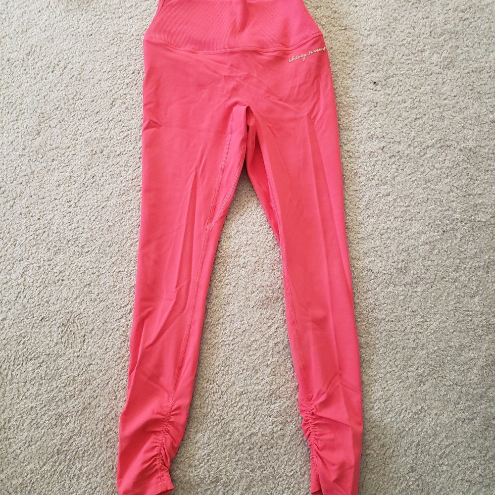 Gymshark X Whitney Simmons Ribbed Waist Leggings S